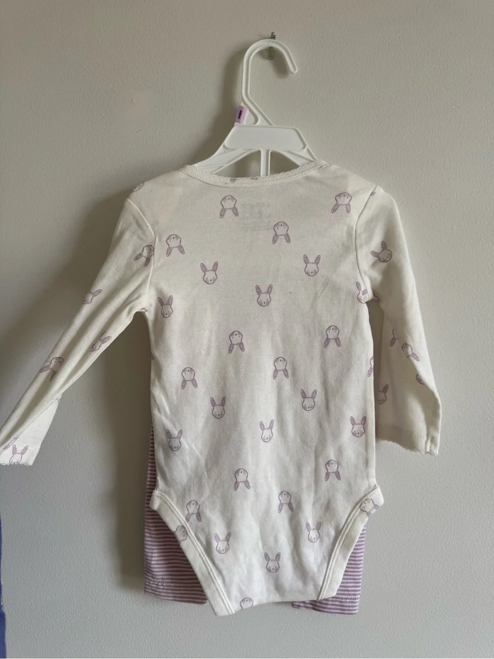NWT Carter’s Bunny Baby Vest Set Size 9months